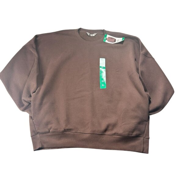 Tuff Athletics Crewneck Sweatshirt‎ Women XL Brown Cotton/Polyester Blend Unisex - Picture 3 of 10
